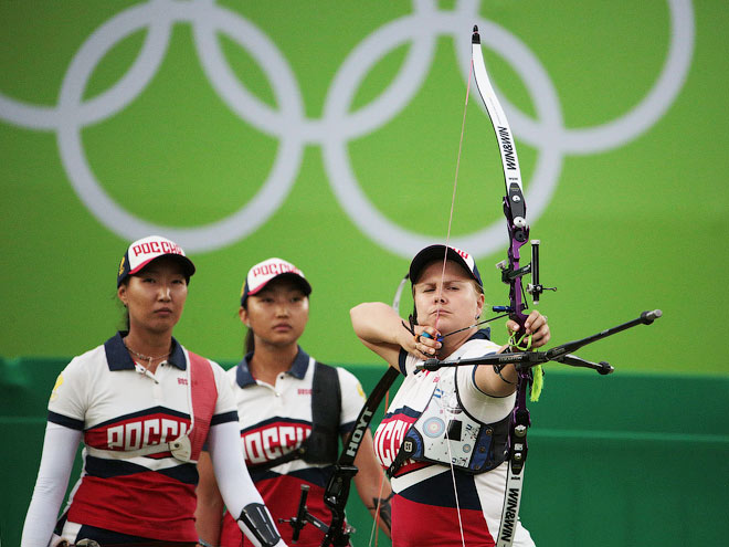 Российская команда по стрельбе из лука на Олимпиаде в РИО