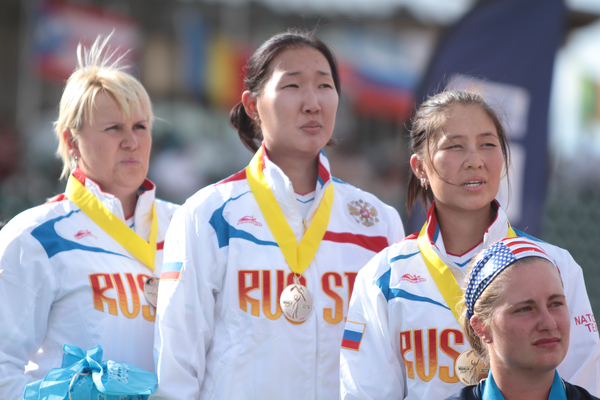 Золотая медаль женской команды России классика